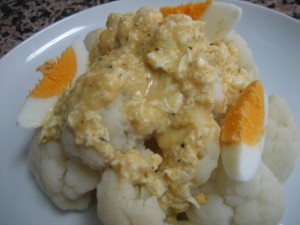 5 53 300x225 Coliflor con Salsa de Mostaza